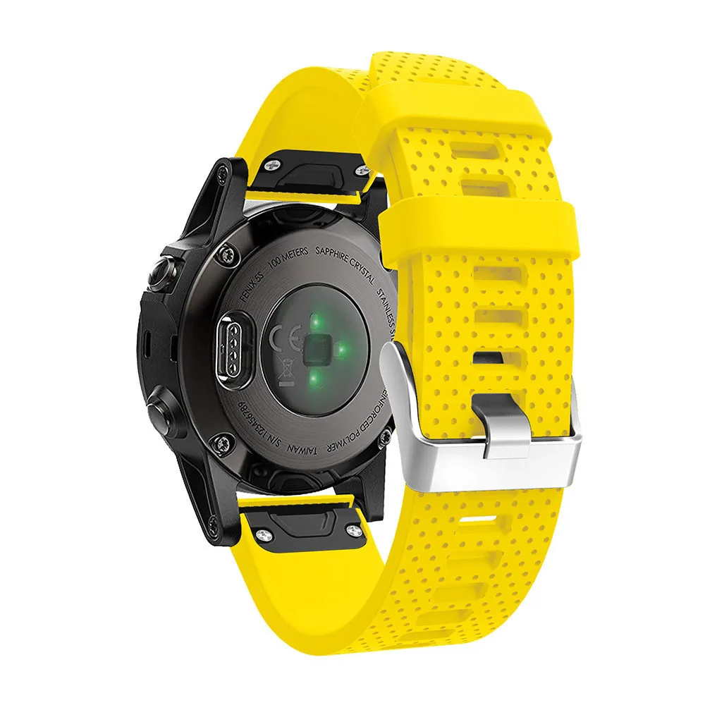 Лучшая цена из силикагеля, мягкий ремешок Ремешок Браслет ремешок для Garmin Fenix 5S часы замена силиконовые наручные