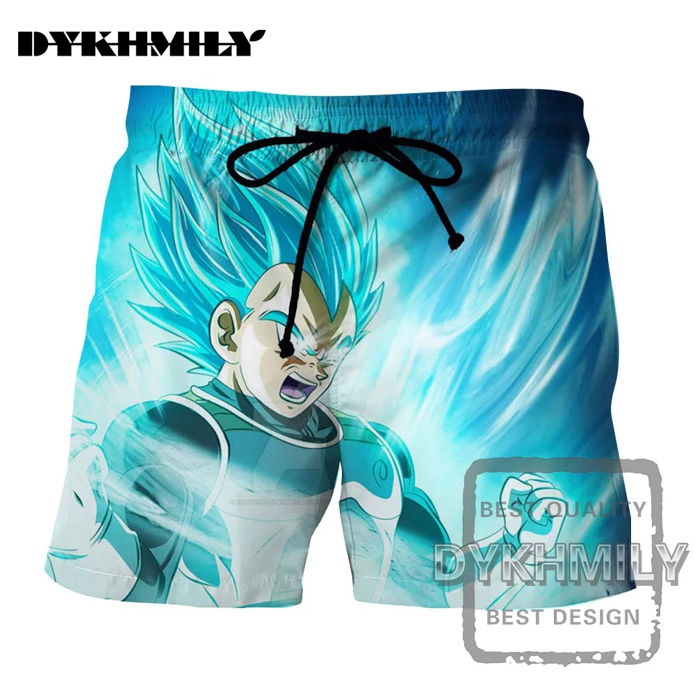 Dykhmily аниме персонаж Dragon Ball Z 3d Короткие штаны с принтом Soild Индивидуальный бренд