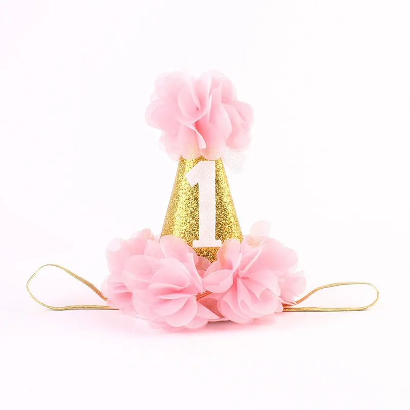 Детская шляпка принцессы на день рождения аксессуары для волос шифоновая