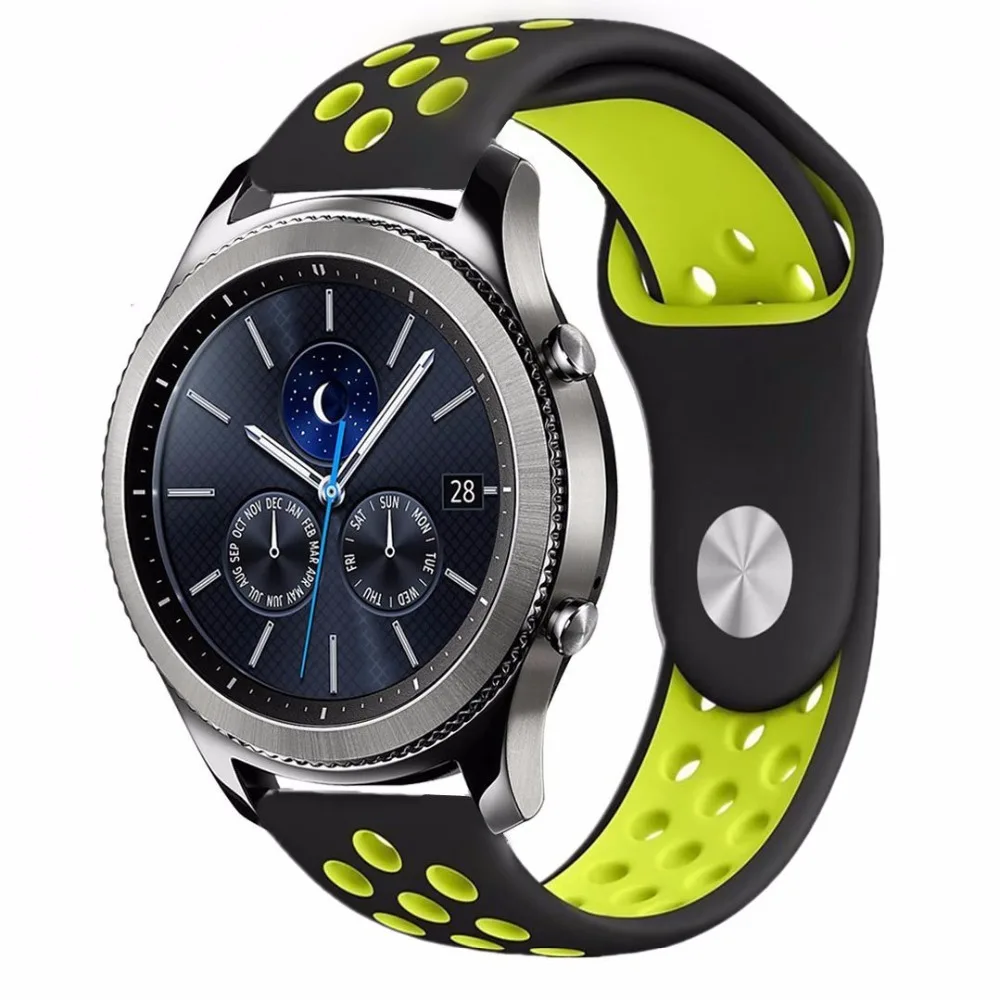 Шестерни S3 Frontier для samsung Galaxy часы активное 46 мм 42 спортивные amazfit bip ремешок huawei watch GT 2 диапазона|Ремешки часов|