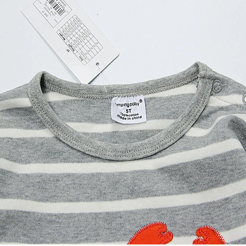 Jumpingbaby 2021 футболка для мальчиков маленьких одежда детская футболки Camiseta детские