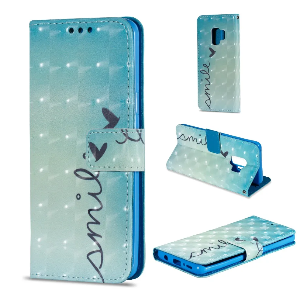 С принтом в виде персонажей из мультфильма для samsung Galaxy S9 Plus Note 8 чехол с откидной