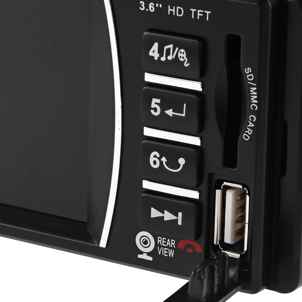 Автомобильный mp5 плеер Bluetooth Авто Видео дистанционное управление 3 6 дюймов TFT
