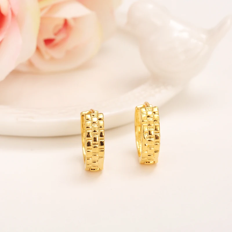 Серьги-каффы золотистые 24 К 2 пары | Украшения и аксессуары