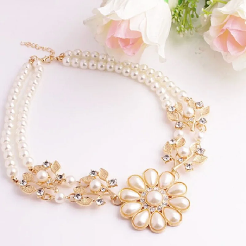 Роскошное женское ожерелье чокер в виде цветка с кристаллами|jewelry for women|flower