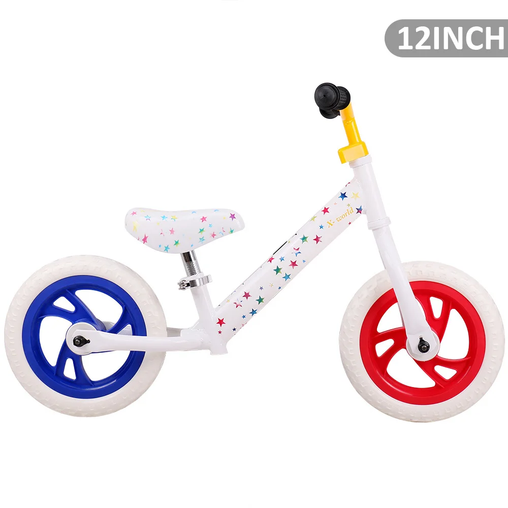 bike010wh 10 и 12 дюймов баланс велосипед Сверхлегкий Дети езда велосипед 1-3 лет дети учатся Кататься Спорт баланс велосипед игрушки для катания детский велосипед - Цвет: bike010wh