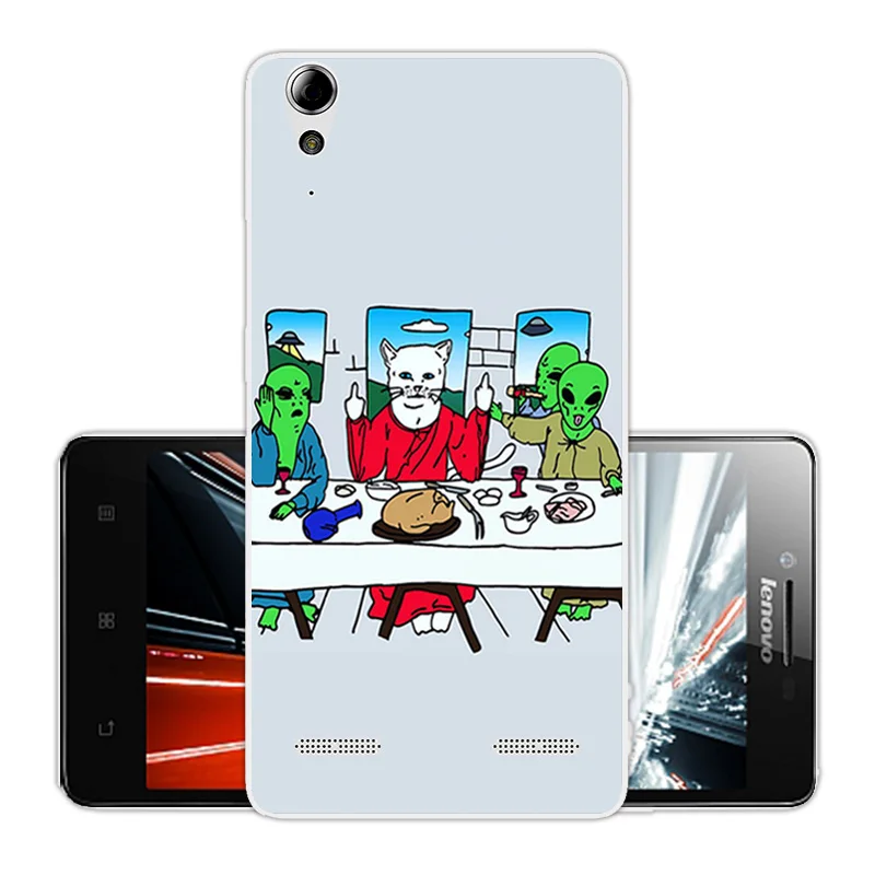 Для Lenovo A6010 Plus и A6000 мягкий TPU чехол для телефона 5 &quotдля Lemon K3 K30-T CuteCat крышка