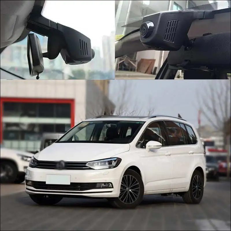 For Volkswagen Touran Passat Polo Gran Lavida Santana Car 2K Wifi DVR Video Recorder Black Box Dash Cam Parking Camera