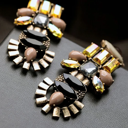 Хит продаж женские сексуальные Кристальные благородные элегантные серьги из