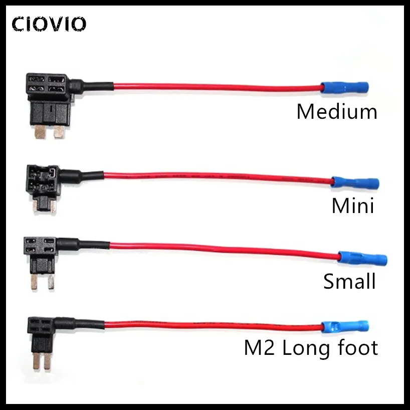 10 шт. автомобильный держатель предохранителя маленького и среднего размера |