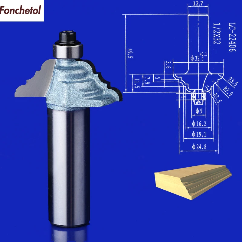 12 7 мм * 32 бесплатная доставка деревообрабатывающий фрезерный станок cnc Твердые