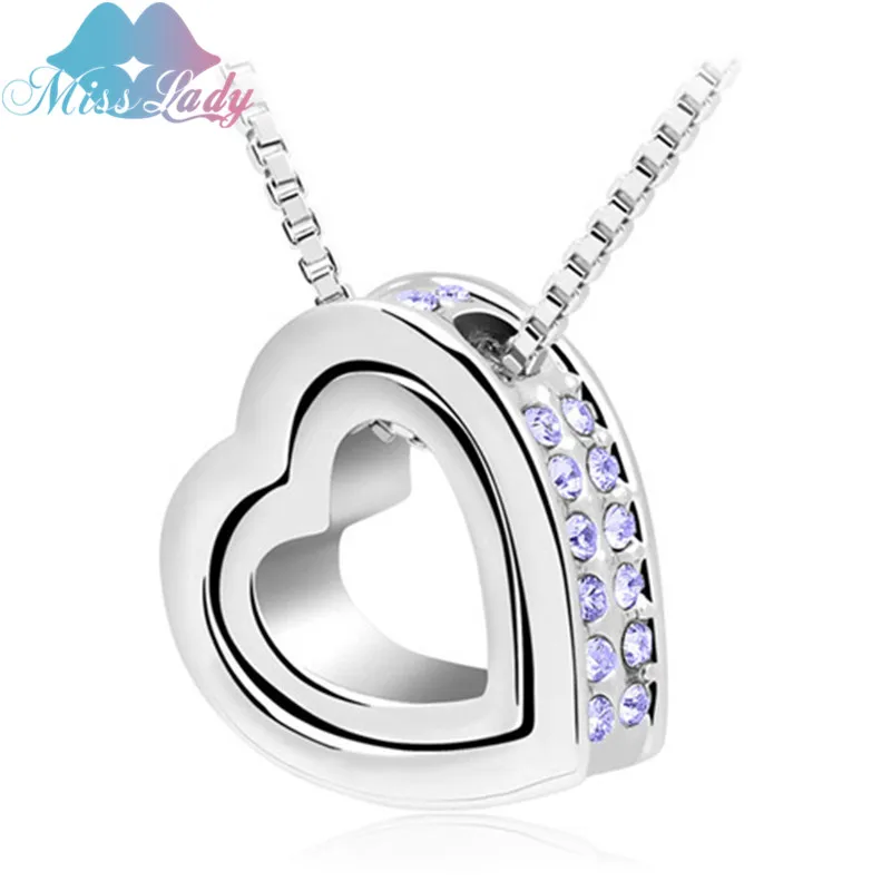 Miss Lady на День святого Валентина золотой цвет австрийский кристалл дизайн женское