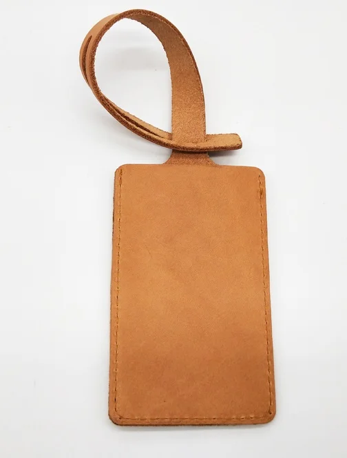 light brown 5 шт. в партии на заказ из натуральной кожи багажная бирка для путешествий Свадебное предложение товары для девичника Жених подружки невесты подарки для жениха - Цвет: light brown