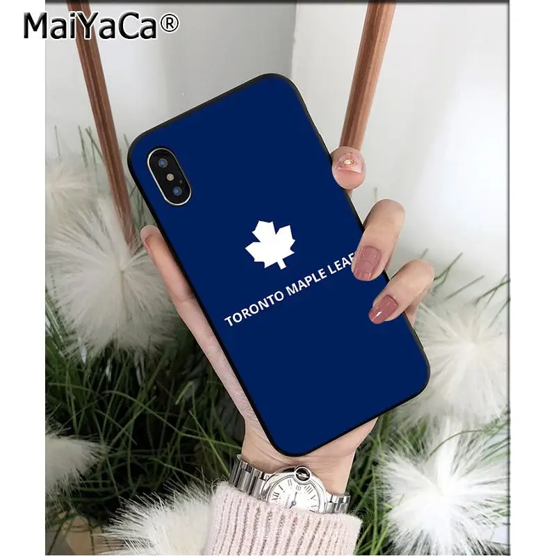 A2 MaiYaCa Toronto Maple Leafs ТПУ Мягкий силиконовый чехол для телефона чехол для iPhone X XS MAX 6 6s 7 7plus 8 8Plus 5 5S SE XR - Цвет: A2