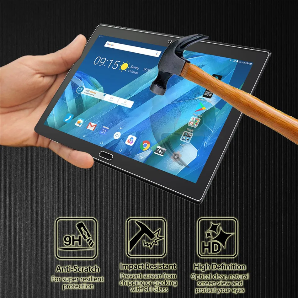 2 шт. закаленное стекло для Lenovo YOGA TAB E10 TB-X104F защита экрана Tab 4 10 ТБ-X304L/Lenovo плюс TB-X704L