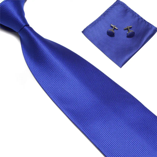 Royal Blue-150X8.5cm Мужской галстук-бабочка на молнии, деловой костюм, узкий шейный галстук с кольцом, полосатый мужской галстук для свадебной вечеринки, одежда, подарки - Цвет: Royal Blue-150X8.5cm