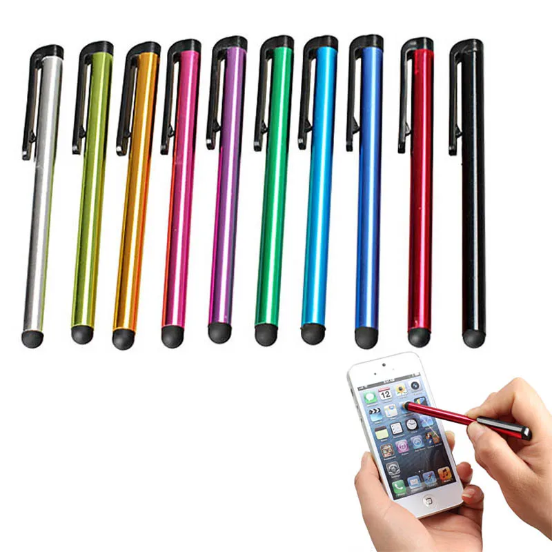 Стилус с сенсорным экраном для iPad 1 2 3 iPhone 5 3G 4 смартфон ND998 10 шт.|Стилусы планшетов|