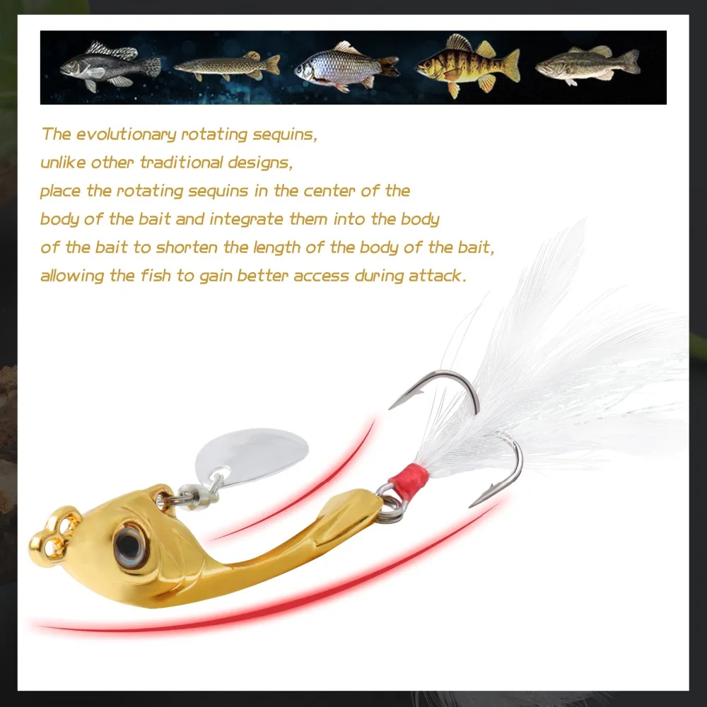 Sougayilang, 5 шт., 12 г, 7,5 см, искусственные приманки, рыболовные снасти, Pesca, 3D рыбные глаза, рыболовные приманки, набор рыболовных снастей