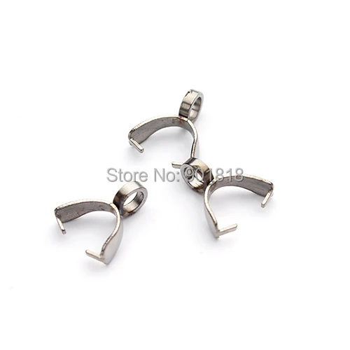 Бусины из нержавеющей стали для девочек зажим ожерелья застежка 20 шт./лот 8 5*7 5 мм