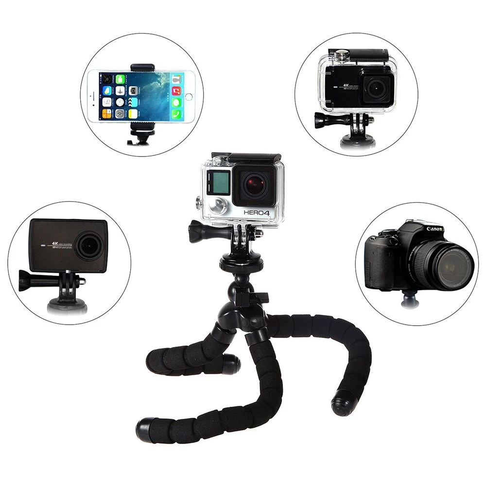 QQT для Gopro набор аксессуаров go pro hero 7 6 5 4 3 2 монтажный комплект SJ4000 Eken / SOOCOO xiaomi yi k