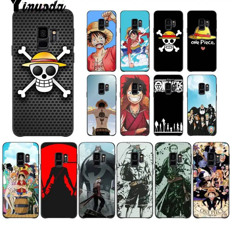 Yinuoda японский аниме коллаж один кусок Луффи чехол для Samsung Galaxy S8 S7 edge S6 plus S10 S9 |