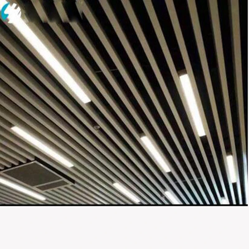 Светодиодные полосы офисные потолочные U образные алюминиевые торговые центры