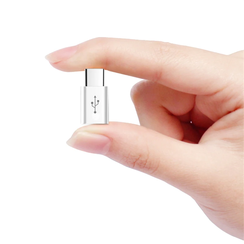 2 шт. Micro USB к адаптеру Type-C для Samsung S8 S9 + Note 9 LG G5 G6 Xiaomi 4S Plus 6X usb-кабель зарядки |