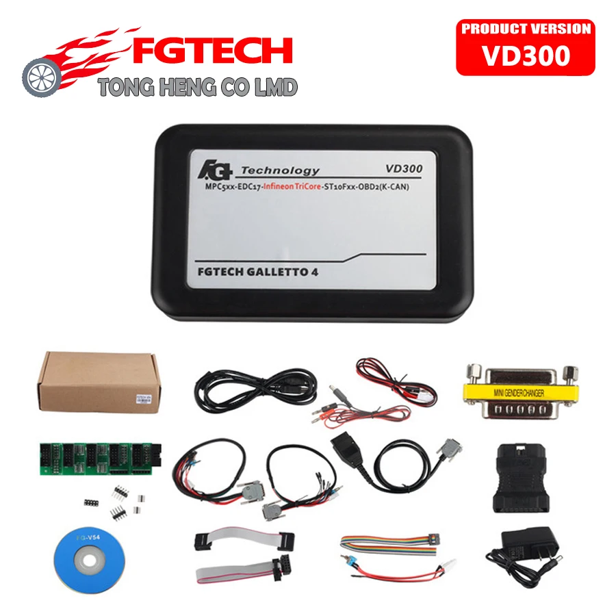 VD 300 VD300 V54 FG tech FGtech Galletto4 мастер Tech не ограниченное по времени предложение БДМ OBD с