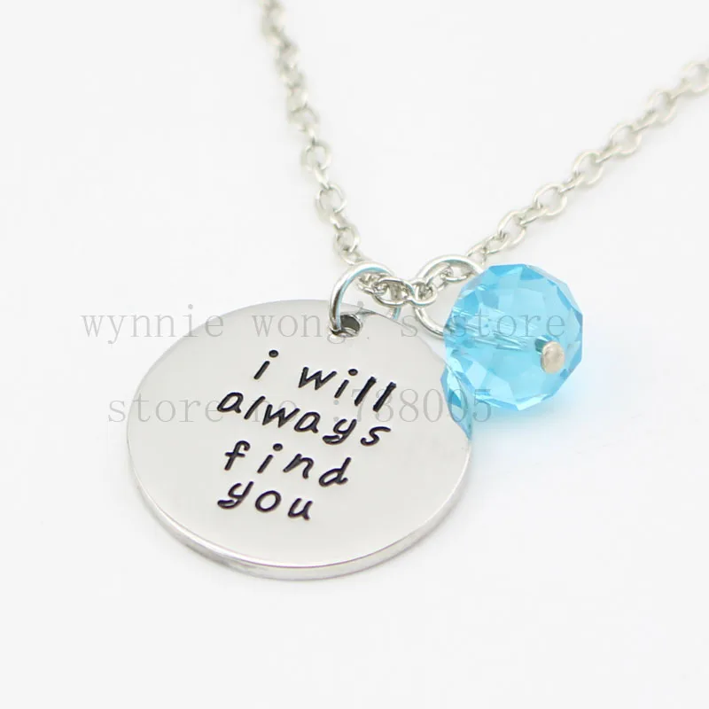 Ожерелье с подвеской из серебра и кристалла один раз за | Украшения аксессуары