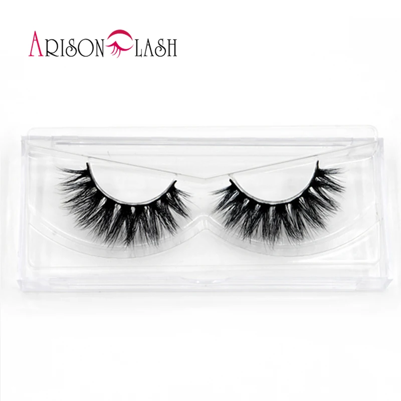 Arison lashes 3D норковые ресницы перекрещивающиеся ручная работа полностью полосатые