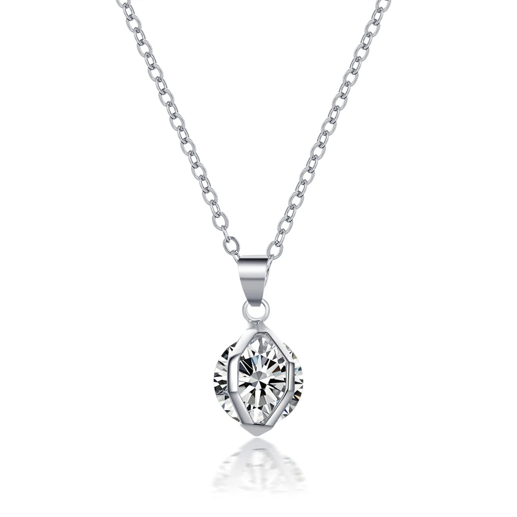 Женский комплект ювелирных изделий серьги с фианитом модный аксессуар для