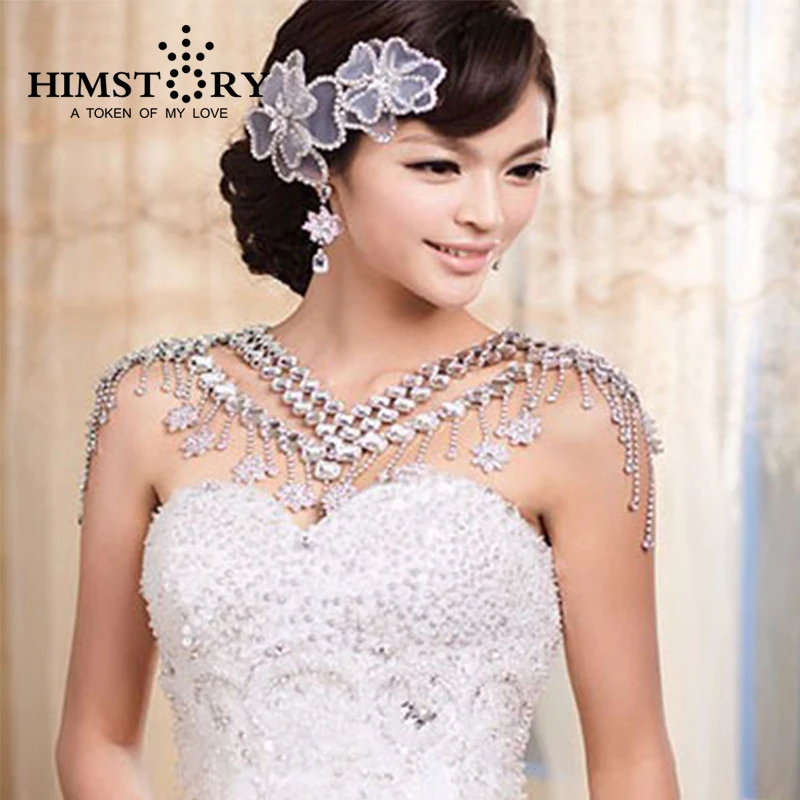 Женское Ожерелье HIMSTORY винтажное ожерелье с треугольным кристаллом и