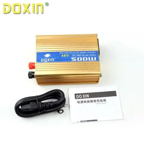 

Hot Golden 500W DC 48V to AC 220V Modified sine wave Power Inverter Converter
