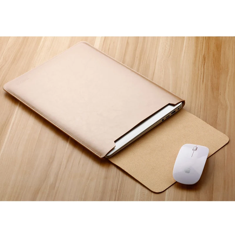 Чехол для мыши чехол ноутбука Xiaomi Macbook Air 11 6 12 13 Retina Pro 3 15 дюйма модная кожаная