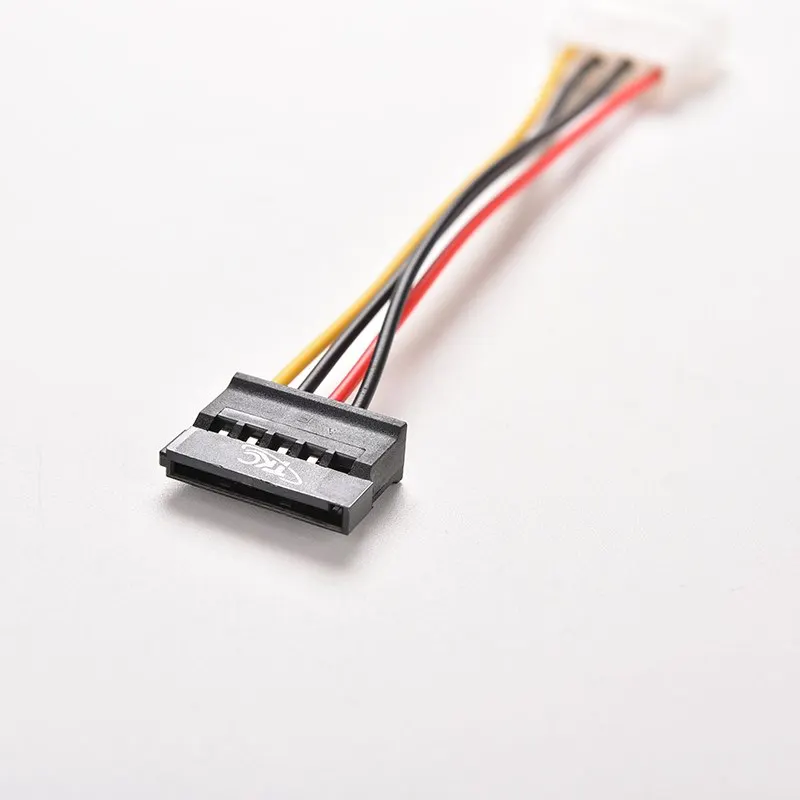 2шт 4 Pin IDE до 15 SATA для последовательного ATA кабель адаптера питания|Компьютерные