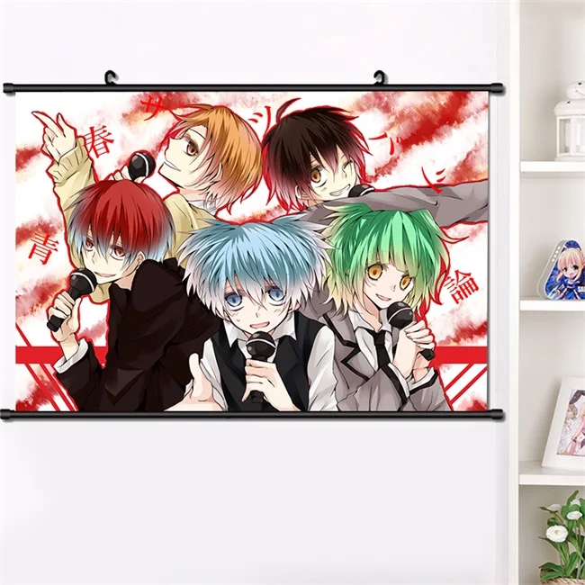 T Аниме Убийца класс Kayano Kaede Akabane Karuma Shiro настенный Свиток Плакат манга настенные подвесные плакаты украшение дома искусство - Цвет: T