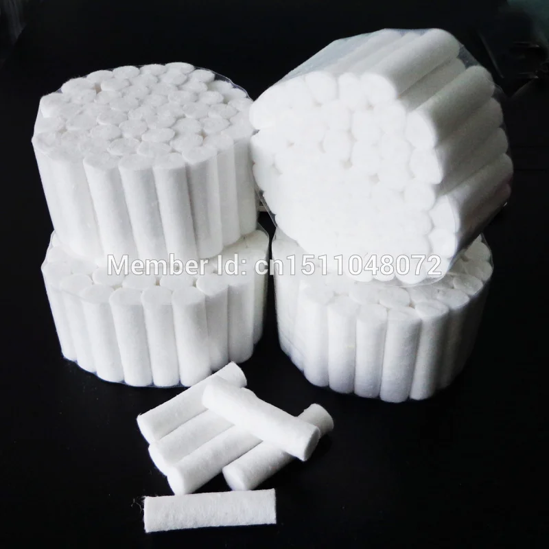 1500PCS Dental Disposable Cotton Rolls Materials Haemostasis Roll |