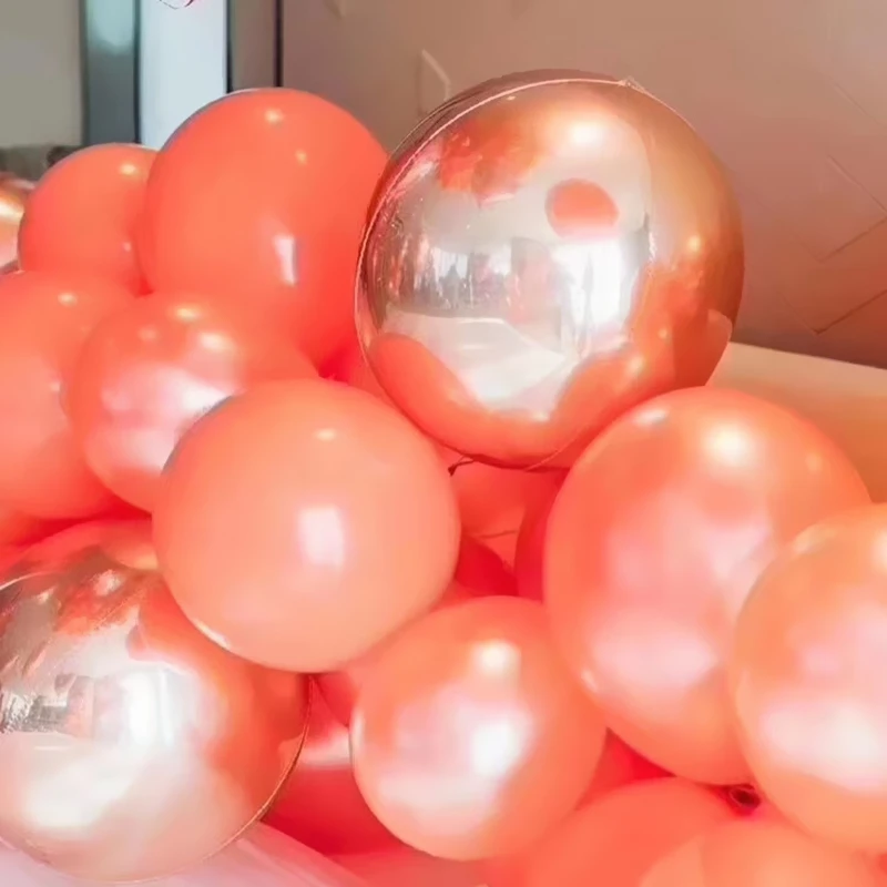 15 шт./лот 12 дюймовые кораллово красные латексные воздушные шары украшение для