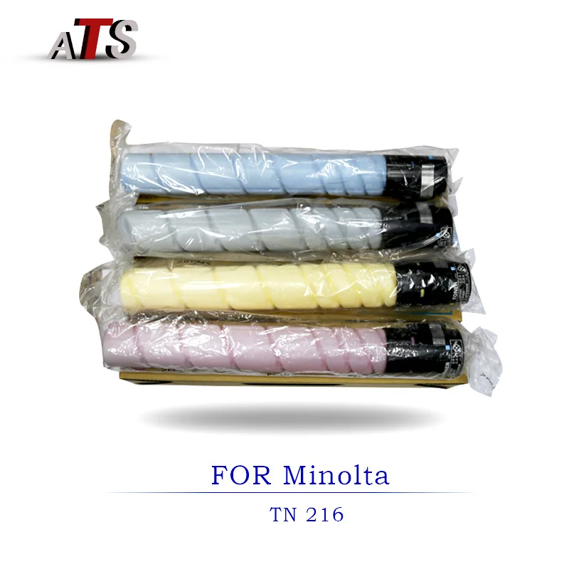 1 шт. BK524G CMY437G тонер картридж CMYK порошок для Konica Minolta TN216 Bizhub C220 C360 C280 совместимый