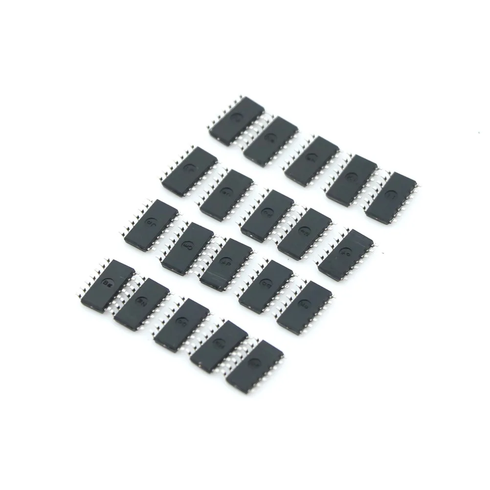 20 шт. HUXUAN 74HC04D SOP14 74HC04 SOP SN74HC04DR SMD IC новый и оригинальный IC|Регуляторы