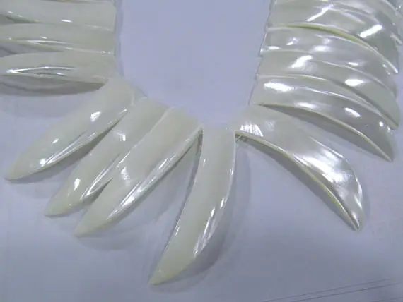 Топ Просверленный -- Большой 40 мм настоящая швабра жемчужная оболочка рога шипы