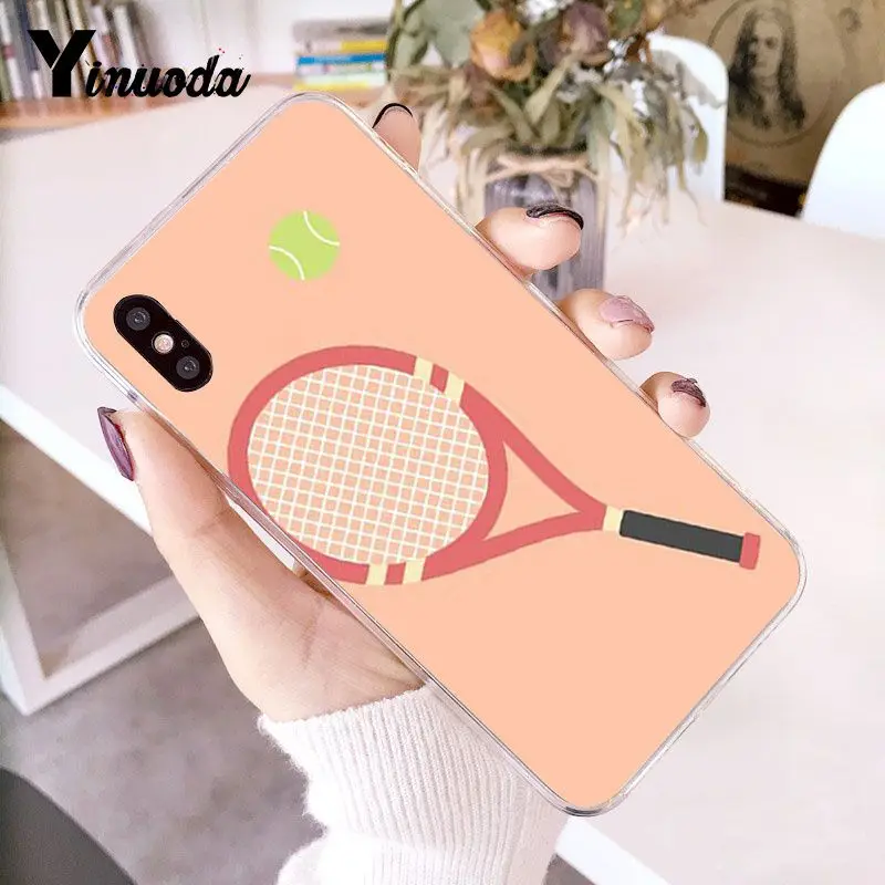 Чехол для телефона Yinuoda с изображением теннисного мяча под заказ iphone SE 2020 8 7 6 6S Plus X