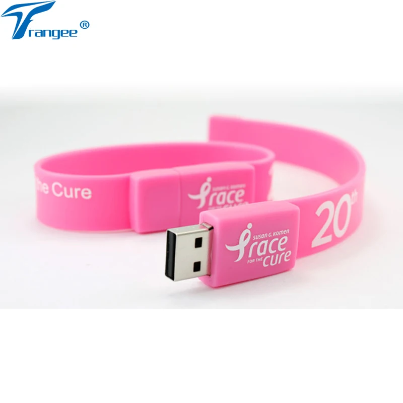 Trangee 50 шт./лот браслет USB флеш-накопитель 4 ГБ 8 16 32 | Компьютеры и офис
