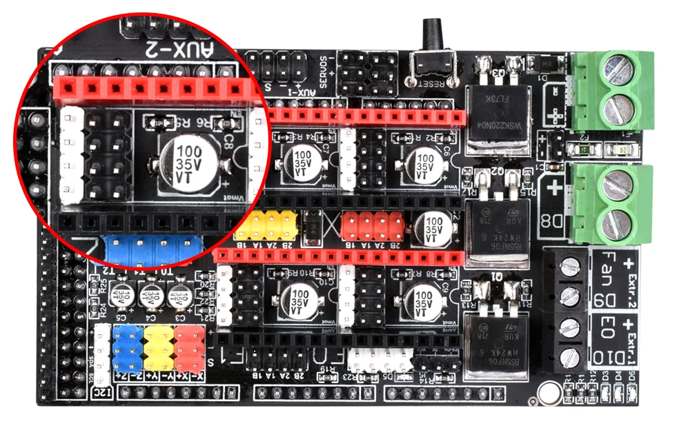 BIGTREETECH клон Re-ARM 32 бит плата управления с Ramps1.6 Plus+ TMC2130/TMC2208/DRV8825/A4988 Mega2560 для 3d принтера