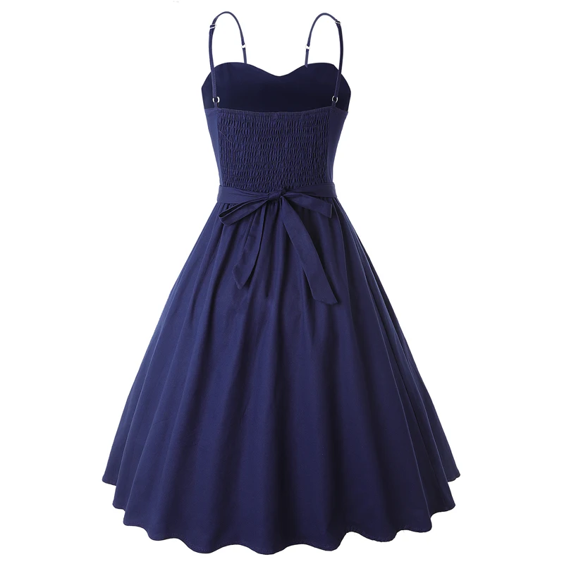 MISSJOY летнее маленькое черное платье kawaii vestidos Бандажное элегантное женское сексуальное винтажное платье на бретельках 4XL Sukienki vestiti