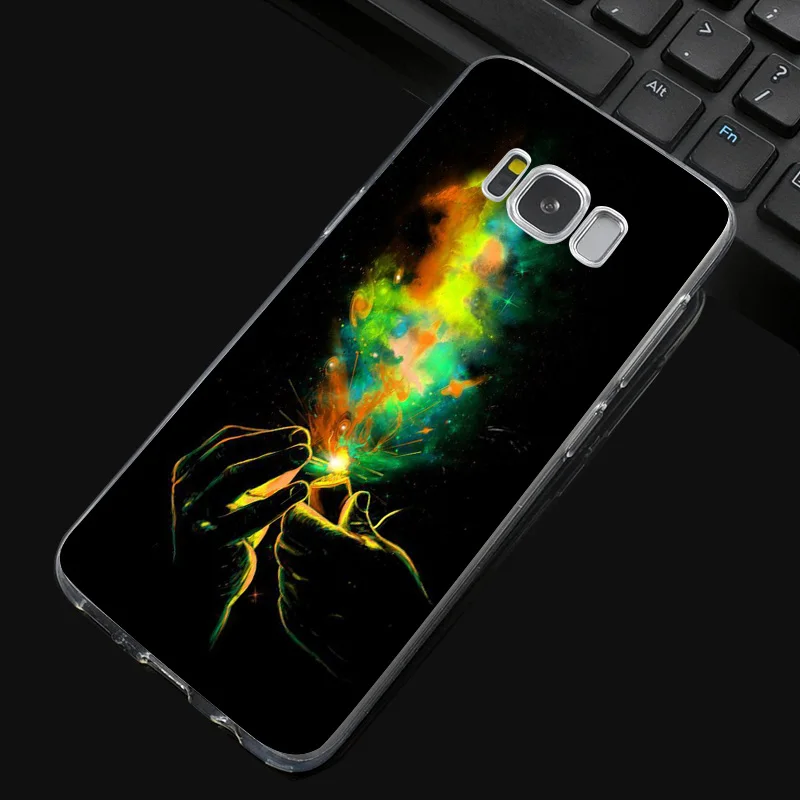 N252 художественный Мягкий силиконовый чехол из ТПУ для samsung Galaxy S5 S6 S7 S8 S9 S10 5G S10E Lite