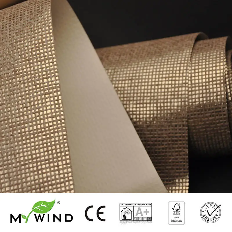 Коллекция 2019 года настенная бумага MY WIND Grasscloth Роскошный натуральный материал