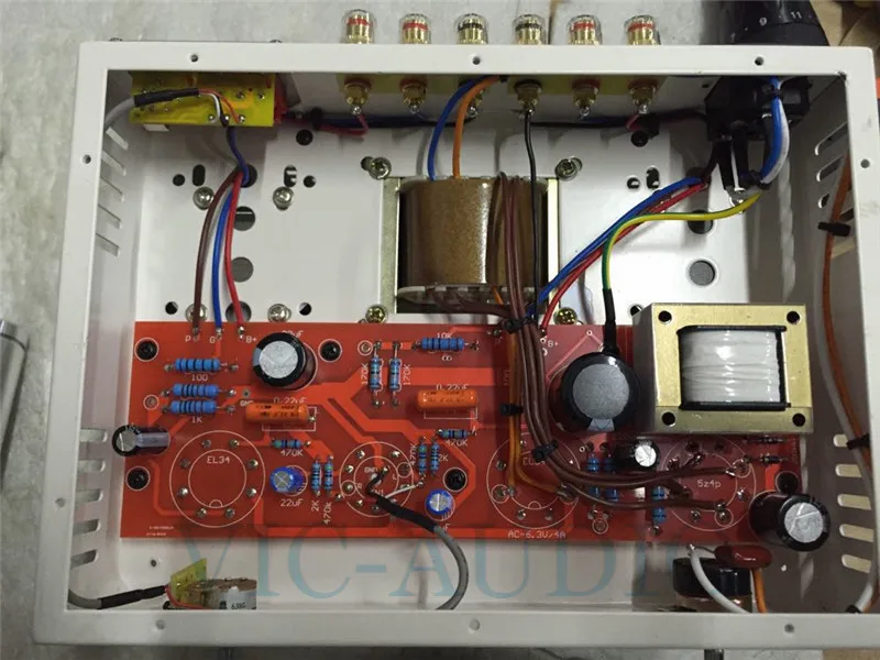 DIY EL34B одноконцевый ламповый усилитель 5Z2P выпрямитель 6N1 трубка Hifi звуковая вакуумная трубка Pwer усилитель комплект 220 В