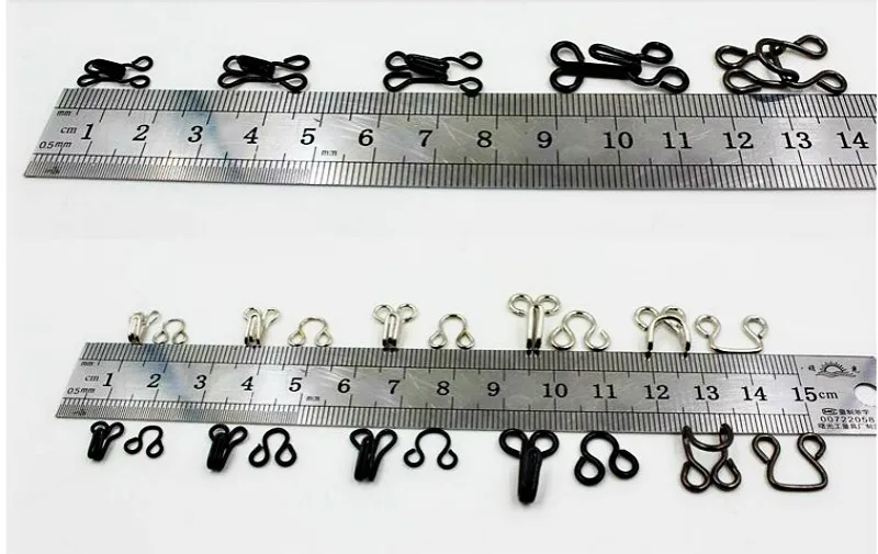 400 шт./лот металлический крючок и глаза для одежды бюстгальтер нижнее белье Воротник Одежда Швейные аксессуары