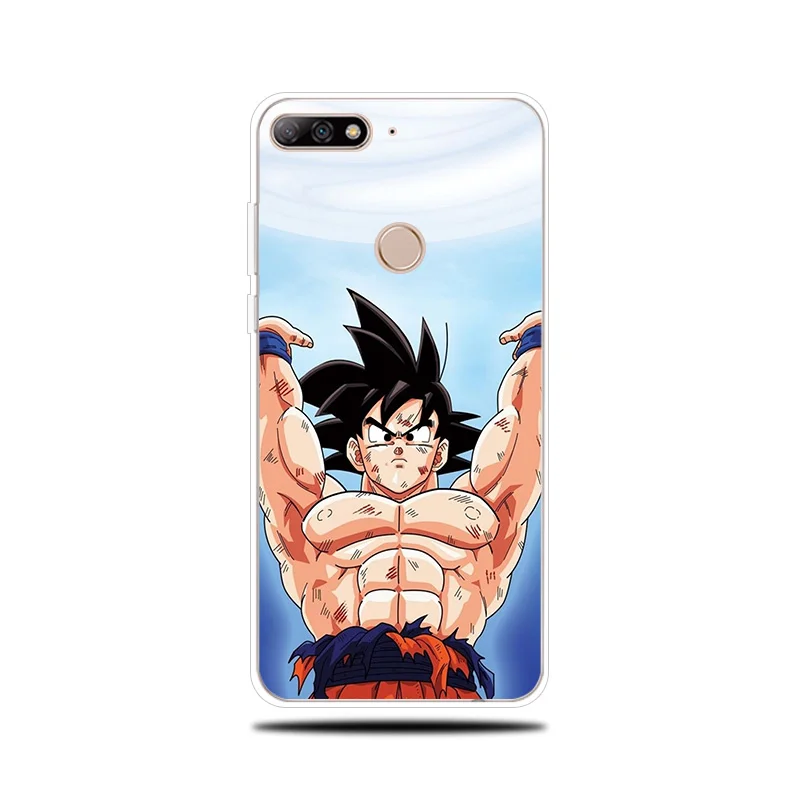 Dragon Ball Z по образцу силиконовая чехол для телефона защитный Couqe huawei Y5 Y6 ii крышка Y7
